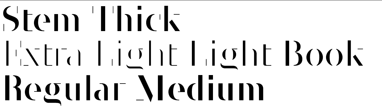 The MuirMcNeil Modular Type Collection / 42 typeface packages, 777 ...